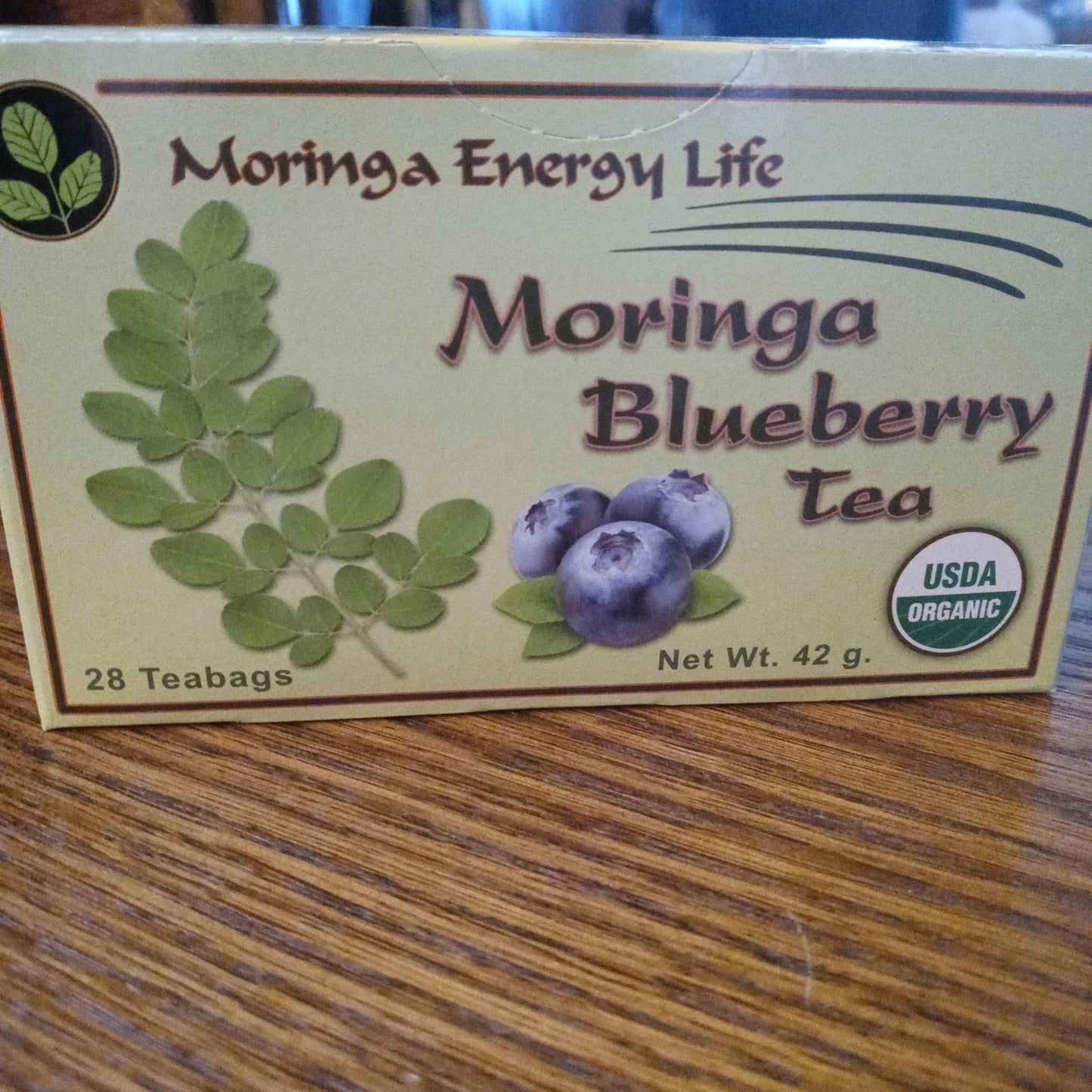 Blueberry Moringa Tea. One cup at a time